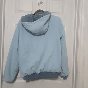 For Pug Lovers Women's Light Blue Bomber Jacket